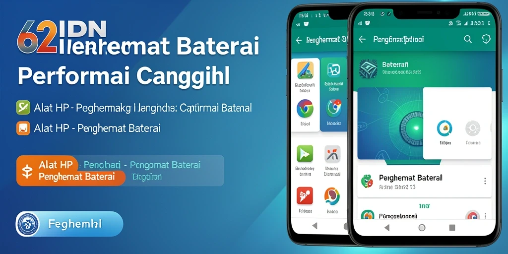 Tampilan antarmuka 62IDN yang sederhana dan fungsional untuk penghemat baterai.