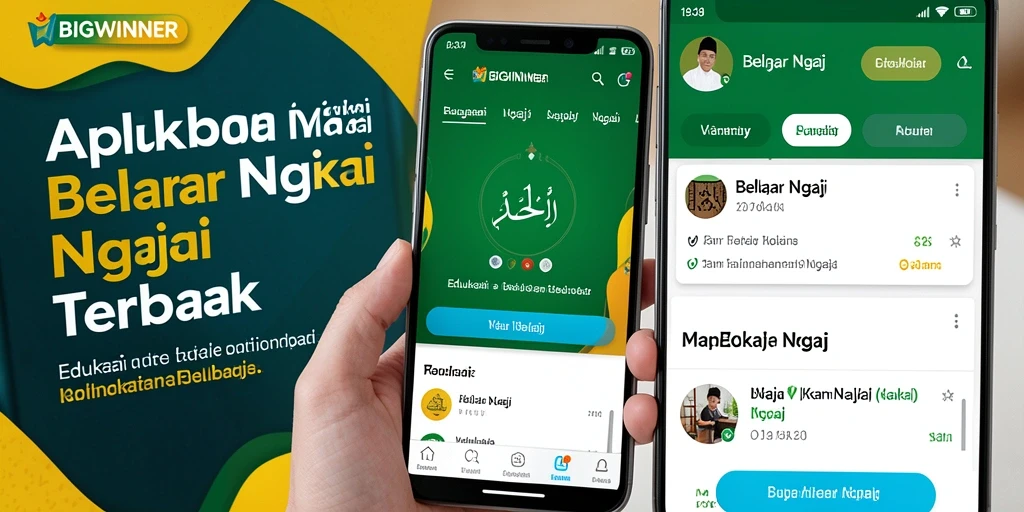 Tampilan antarmuka aplikasi BIGWINNER yang sederhana dan menarik.