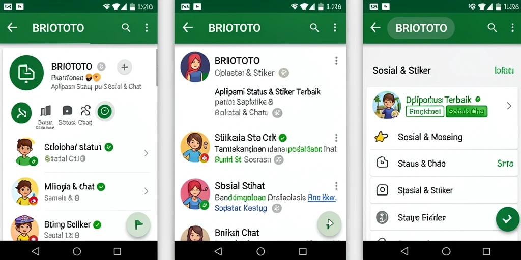 Tampilan antarmuka BRIOTOTO yang menarik dan fungsional.