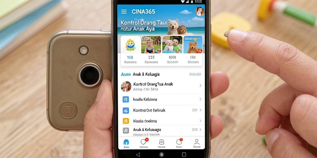 Antarmuka CINA365 yang intuitif dan ramah pengguna.