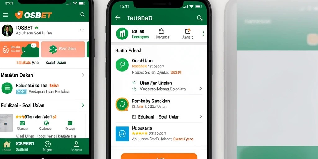 Tampilan antarmuka aplikasi IOSBET yang interaktif dan user-friendly.